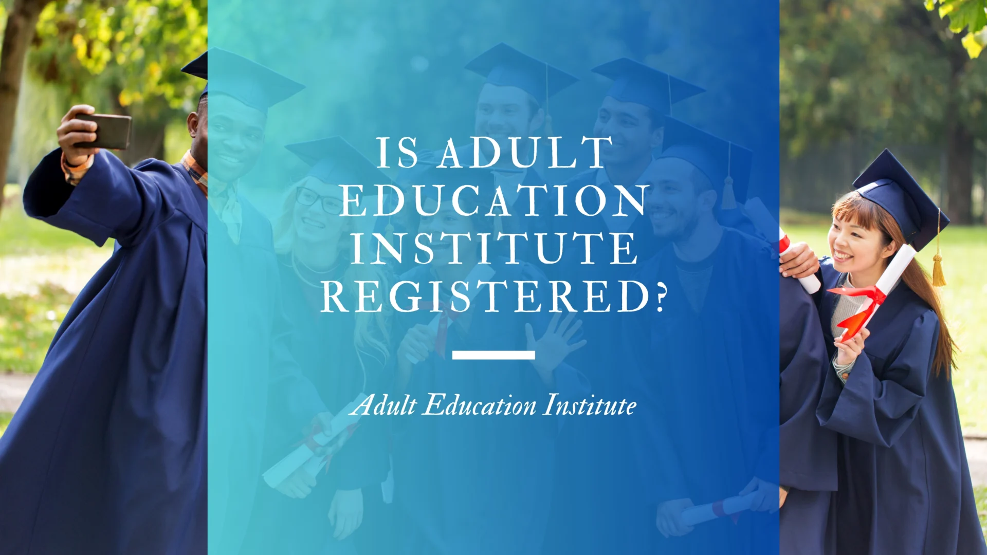 is adult education institute registered